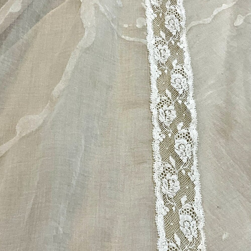 Christian Dior Boutique Paris Vintage Silk Slip Maxi Dress-Lace Panels-FR 36 - Picture 11 of 11